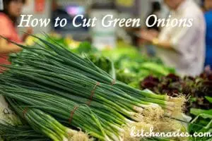 How to Cut Green Onions