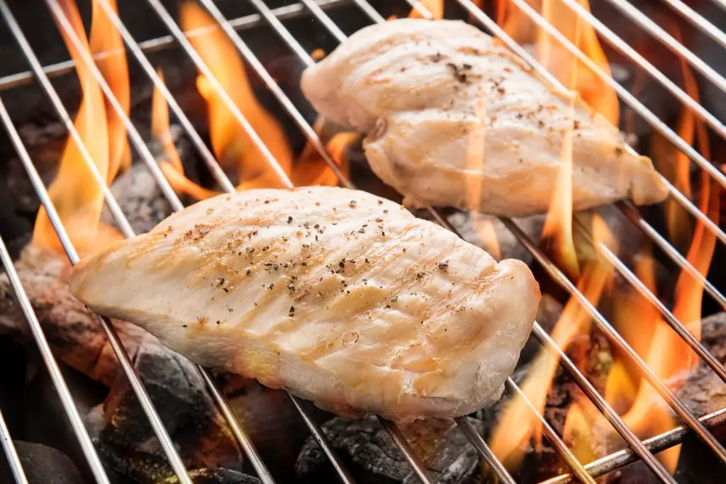 What Is The Temperature Of Cooked Chicken Breasts?